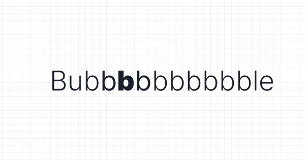 Bubble Text